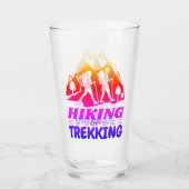 Wandelen of Trekken Glas (Voorkant)