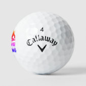 Wandelen of Trekken Golfballen (Logo)