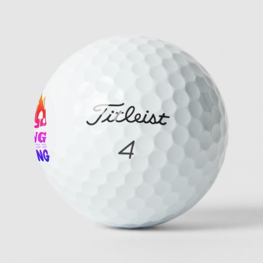Wandelen of Trekken Golfballen (Logo)