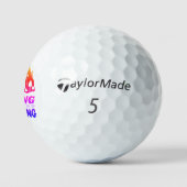 Wandelen of Trekken Golfballen (Logo)
