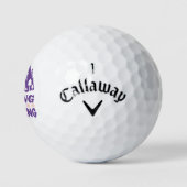 Wandelen of Trekken Golfballen (Logo)