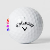 Wandelen of Trekken Golfballen (Logo)
