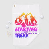 Wandelen of Trekken Golfhanddoek (Insitu)