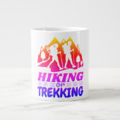 Wandelen of Trekken Grote Koffiekop (Voorkant)