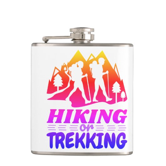 Wandelen of Trekken Heupfles (Voorkant)