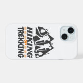 Wandelen of Trekken iPhone 15 Case (Achterkant horizontaal)