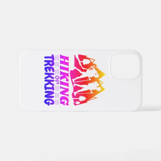 Wandelen of Trekken iPhone Hoesje (Achterkant horizontaal)