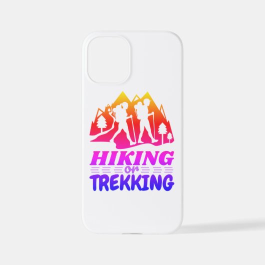 Wandelen of Trekken iPhone Hoesje (Achterkant)