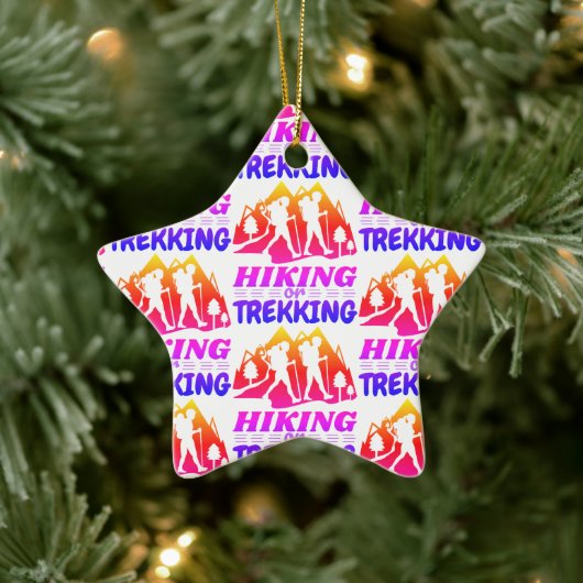 Wandelen of Trekken Keramisch Ornament (Boom)