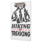 Wandelen of Trekken Klembord (Links)