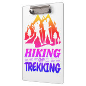 Wandelen of Trekken Klembord (Links)