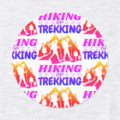 Wandelen of Trekken Labels (Design 1)