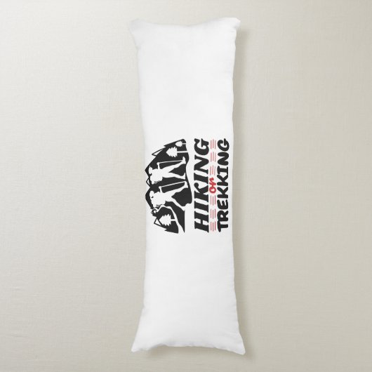 Wandelen of Trekken Lichaamskussen (Voorkant Verticaal)