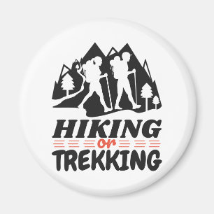 Wandelen of Trekken Magneet