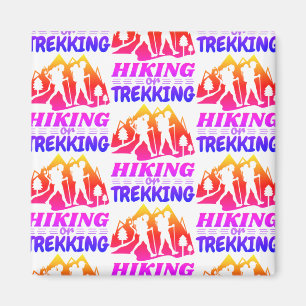 Wandelen of Trekken Magneet