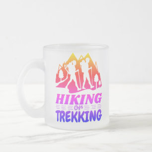Wandelen of Trekken Matglas Koffiemok