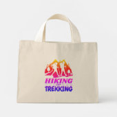 Wandelen of Trekken Mini Tote Bag (Achterkant)
