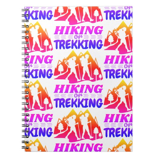 Wandelen of Trekken Notitieboek (Voorkant)