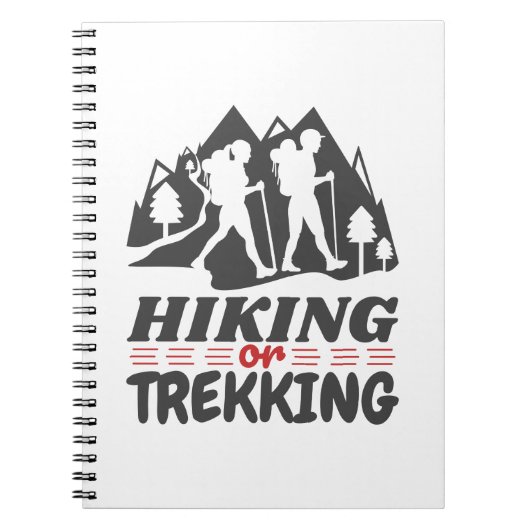 Wandelen of Trekken Notitieboek (Voorkant)