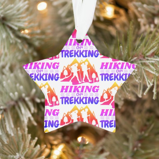 Wandelen of Trekken Ornament (Boom)