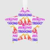 Wandelen of Trekken Ornament (voorkant)