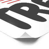 Wandelen of Trekken Perfect Poster (Hoek)