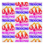 Wandelen of Trekken Perfect Poster (Voorkant)