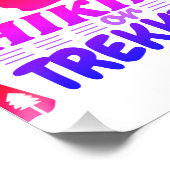 Wandelen of Trekken Perfect Poster (Hoek)