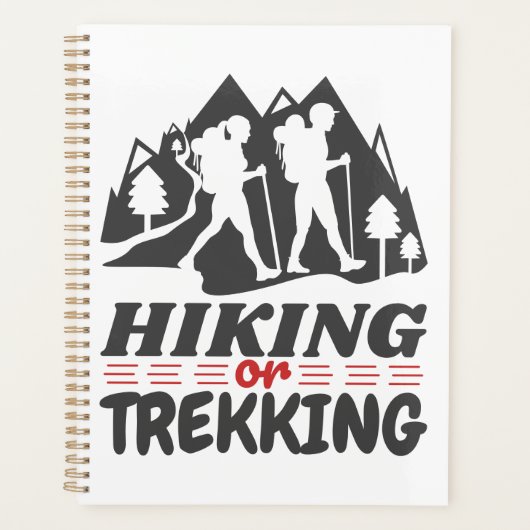 Wandelen of Trekken Planner (Voorkant)