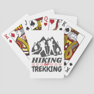 Wandelen of Trekken Pokerkaarten