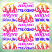 Wandelen of Trekken Raamsticker (Vel 3)