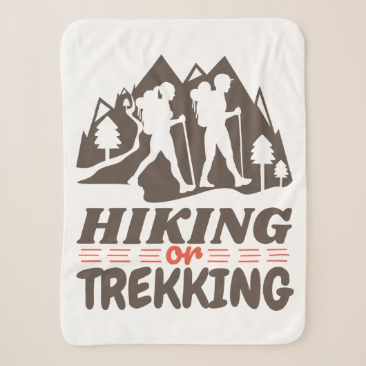 Wandelen of Trekken Sherpa Deken (Voorkant)