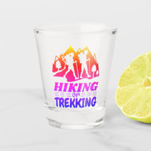 Wandelen of Trekken Shot Glas