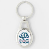 Wandelen of Trekken Sleutelhanger (Voorkant)