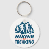 Wandelen of Trekken Sleutelhanger (Voorkant)