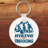 Wandelen of Trekken Sleutelhanger (Voorkant)