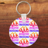 Wandelen of Trekken Sleutelhanger (Voorkant)
