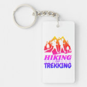 Wandelen of Trekken Sleutelhanger (Voorkant)
