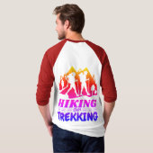 Wandelen of Trekken T-shirt (Achterkant volledig)