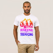 Wandelen of Trekken T-shirt (Voorkant volledig)