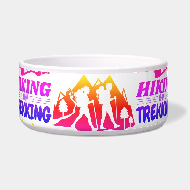 Wandelen of Trekken Voerbakje (Voorkant)