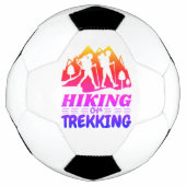 Wandelen of Trekken Voetbal (Voorkant)