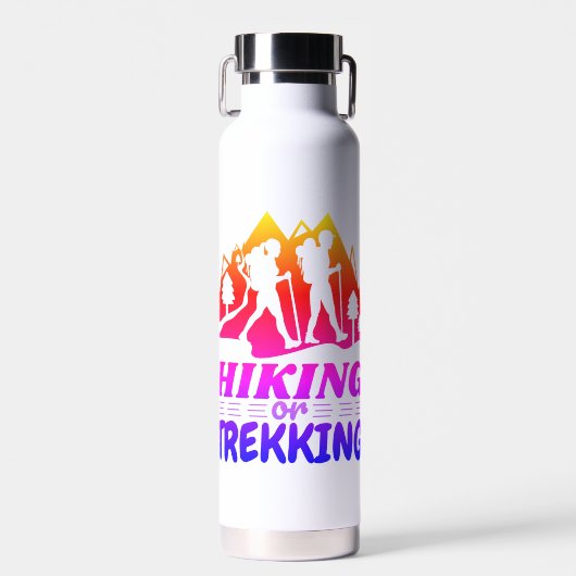 Wandelen of Trekken Waterfles (Voorkant)