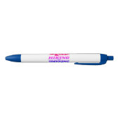 Wandelen of Trekken Zwarte Inkt Pen (Bodem)