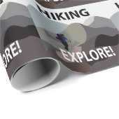 Wandelen Ontdek Bergen Wandelen Cadeaupapier (Rol Hoek)