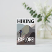 Wandelen Ontdek Bergen Wandelen Visitekaartje (Staand voorkant)