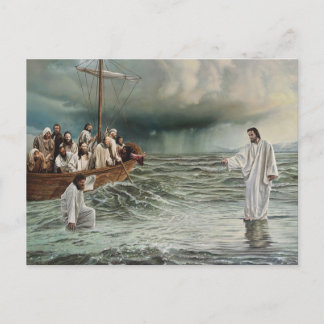 WANDELEN OP HET WATER BRIEFKAART