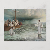 WANDELEN OP HET WATER BRIEFKAART (Voorkant)