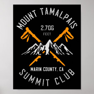 Wandelen op Mount Tamalpais Marin County Californi Poster