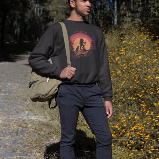 Wandelen outdoor hond vader hond mam avontuur trui